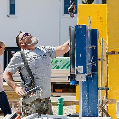 Mitarbeiter Baugeschäft Scheer