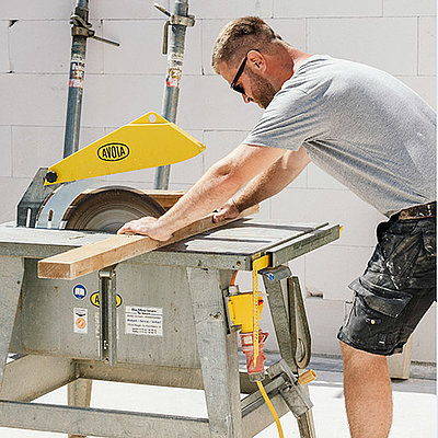 Mitarbeiter Baugeschäft Scheer