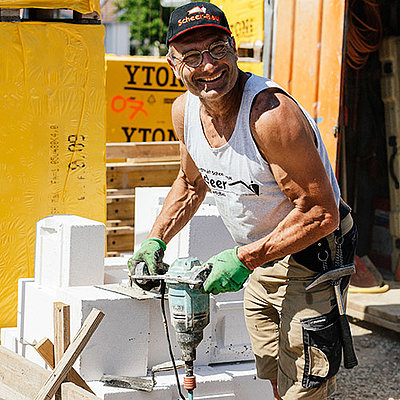 Mitarbeiter Baugeschäft Scheer